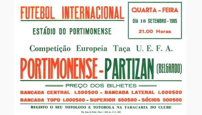 Futebol Europeu em Portimão